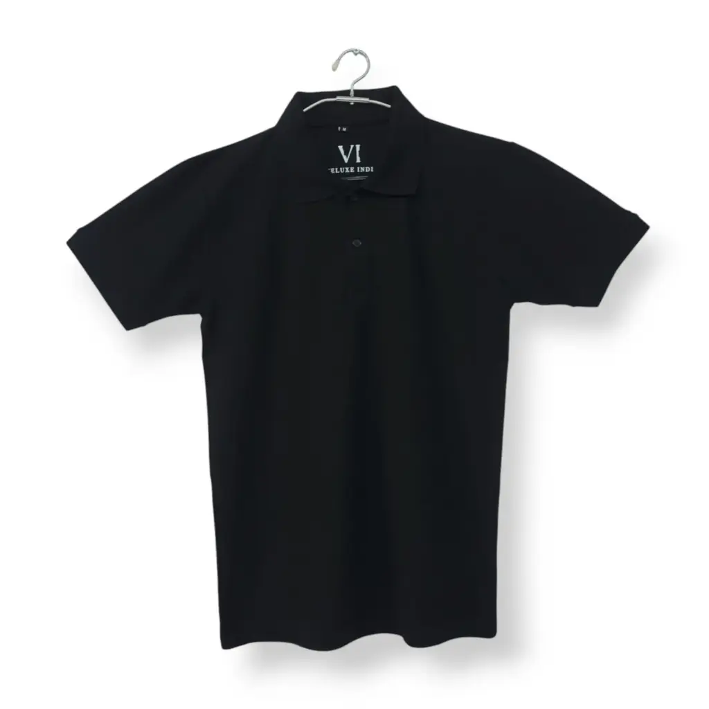 Veluxe India Black Polo T-Shirt