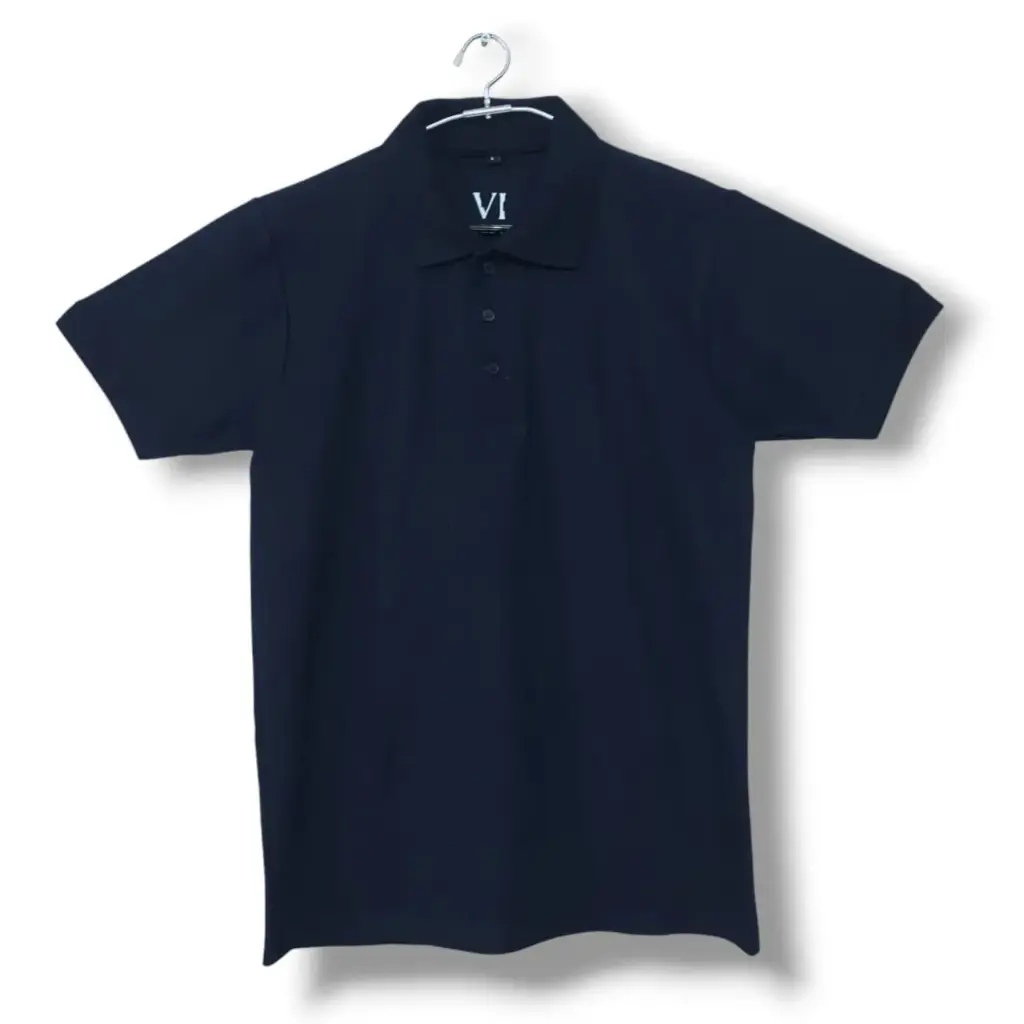 Veluxe India Navy Blue Polo T-Shirt