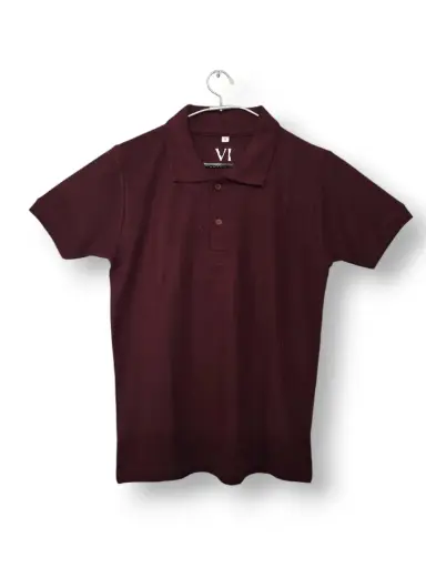 Veluxe India Maroon Polo T-Shirt