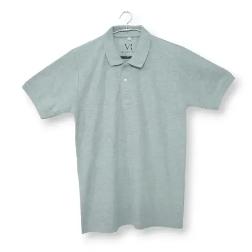 Veluxe India Ash Grey Polo T-Shirt