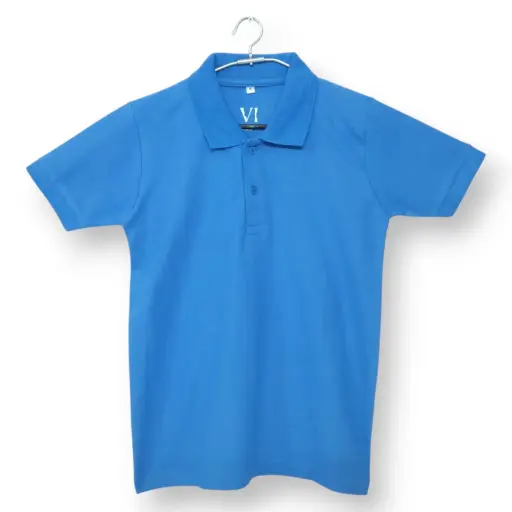 Veluxe India Sky Blue Polo T-Shirt